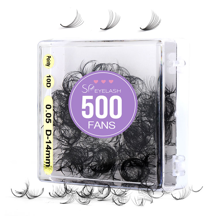 10d 500 pestañas de fanáticos