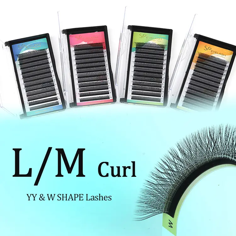 L curl w extensión de las pestañas